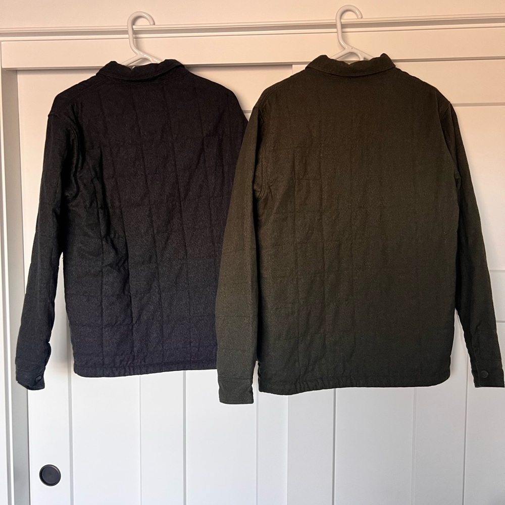 2 for 1 Columbia Black and Olive Men's Landroamer™ Quilted Shirt Jacket - Picture 2 of 11